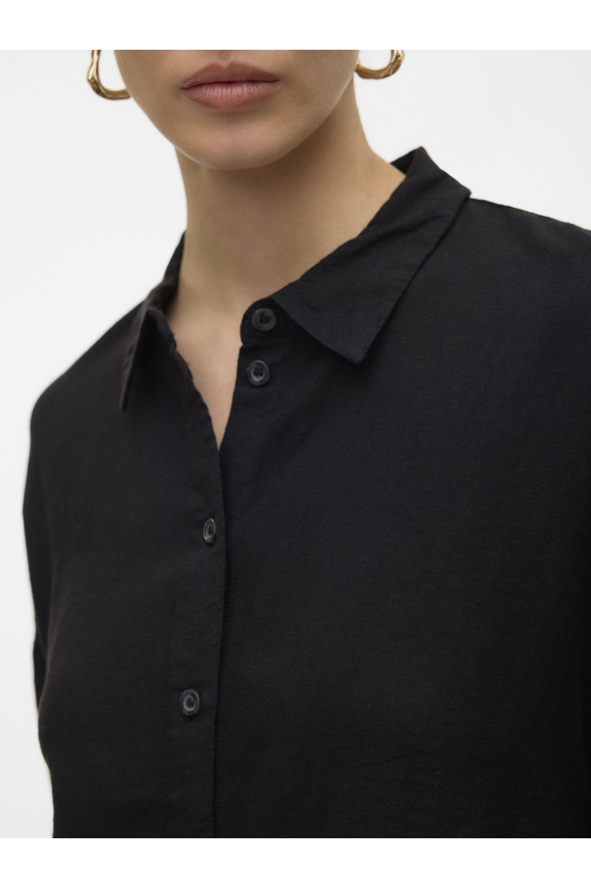 VMLINN 2/4 SHORT SHIRT WVN NOOS 10306820 Black
